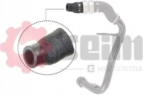Патрубок інтеркулера Fiat Ducato/Peugeot Boxer 2.2D/2.2HDi 06 Seim 981164