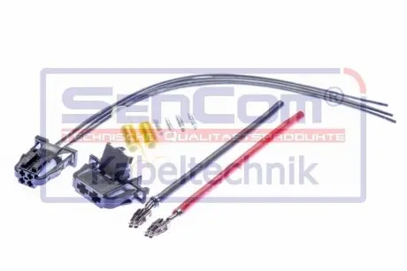 Джгут дротів (100 200мм, кількість контактів: 6, 0,5-4мм²) AUDI Q7 PORSCHE CAYENNE SEAT ALHAMBRA VW AMAROK, MULTIVAN T5, SHARAN, TOUAREG, TRANSPORTER T5 1.4-6.0D 05.02 SenCom 20343