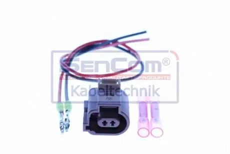 Електричний роз’єм, кількість контактів: 2, AUDI SEAT SKODA VW SenCom 20514