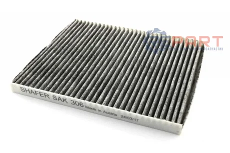 Фильтр (угольный) салона Fiat/Opel/Peugeot Doblo/Fiorino/Corsa D/Bipper 1.0/1.2/1.3Cdti/1.4/1.6Cdti SHAFER SAK306