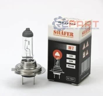 ЛАМПОЧКА АВТОМОБІЛЬНА H7 12V 55W SHAFER SL1007
