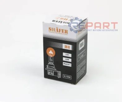 Лампа 12V H8 35W PGJ19-1 SHAFER SL1008