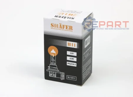 Лампа H11 12V 55W PGJ19-2 SHAFER SL1011