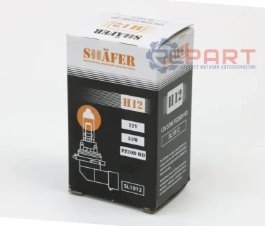 Лампа H12 12V 55W PZ20d HD американськi авто SHAFER SL1012
