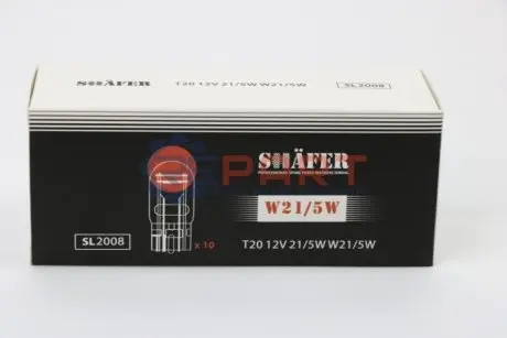 Лампа W21/5W 12V 21/5W W3x16 q SHAFER SL2008 Купити в Україні