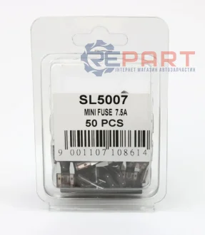 Запобіжник плоский Mini 7.5A SHAFER SL5007