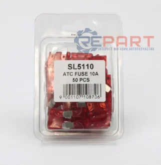 Запобіжник плоский прозорий 10A SHAFER SL5110