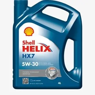 Масло моторное Shell Helix HX7 5W-30 (4 л) SHELL 550040004 Купить в Украине
