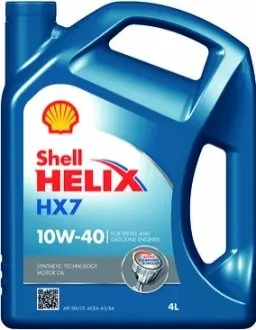 Смазка двигателя Shell Helix HX7 10W40 4L SHELL 550040289 Купить в Украине