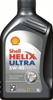 Мастило двигуна Shell Helix Ultra 5W40 1L SHELL 550040638 Купити в Україні