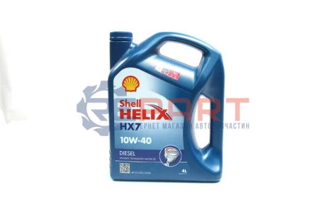 Масла моторные Helix Diesel HX7 SAE 10W-40 (Канистра 4л)) SHELL 550046310 Купить в Украине