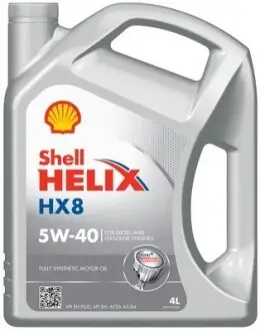 Helix HX8 Synthetic 5W-40, 4L (x4) SHELL 550052837
