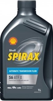 1л Spirax S6 ATF X. Жидкость для акп FORD MERCON LV, GM DEXRON VI, JASO 1-A-LV, TOYOTA, NISSAN, KIA, VOLVO, SUZUKI, SUBARU, MB 236.1-236.10 SHELL 550058231 (фото 1)