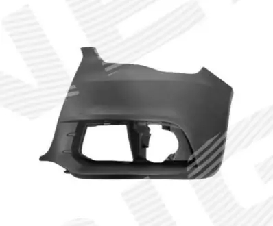 КУТ БАМПЕРА | AUDI A1 (8X), 12.14 - 06.18 Signeda PAD04069PBL Купити в Україні