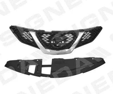 РЕШІТКА РАДІАТОРА | NISSAN QASHQAI (J11), 03.14 - 06.17 Signeda PDS07358GA Купити в Україні