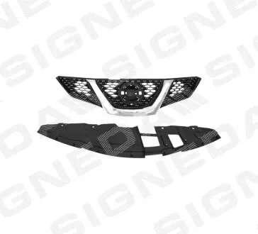РЕШІТКА РАДІАТОРА | NISSAN QASHQAI (J11), 03.14 - 06.17 Signeda PDS07374GA Купити в Україні