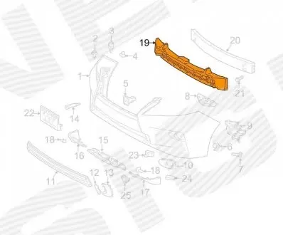 Фото ВІДБІЙНИК | LEXUS RX350/450H, 12 - 15 Signeda (PTY04433EA) зображення 1