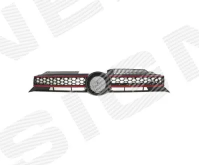РЕШІТКА РАДІАТОРА | VW GOLF VI, 09 - 12 Signeda PVW07089GA(K) Купити в Україні