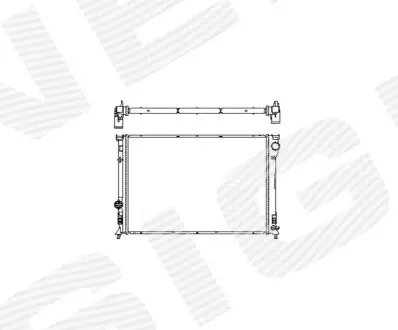Радіатор охолодження двигуна Signeda RA13157 Купити в Україні