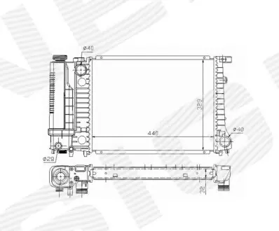 Фото Радіатор Signeda (RA60735Q) зображення 1