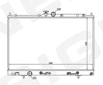 Радіатор Signeda RA62893Q Купити в Україні