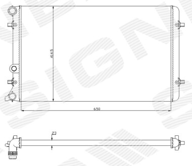 РАДИАТОР Signeda RA65201A (фото 1)