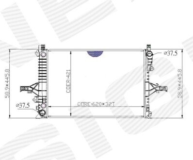 РАДИАТОР Signeda RA65557Q