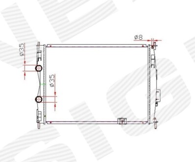 Радіатор Signeda RA67363