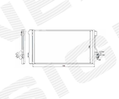 РАДИАТОР КОНДИЦИОНЕРА Signeda RC940178