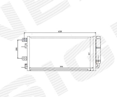 РАДИАТОР КОНДИЦИОНЕРА Signeda RC94591