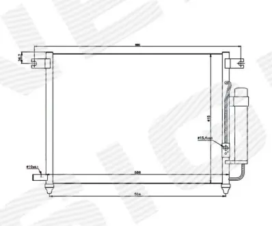 Фото Радіатор кондиціонера Signeda (RC94641) зображення 1