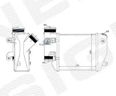 Фото ІНТЕРКУЛЕР | AUDI A6 (C6), 05 - 08 Signeda (RI96576) зображення 1