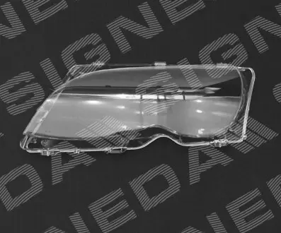 Фото 1 — СКЛО ПЕРЕДНЬОЇ ФАРИ | BMW 3 (E46), 01 - 05 Signeda (SBM1124LMM) Фото СКЛО ПЕРЕДНЬОЇ ФАРИ | BMW 3 (E46), 01 - 05 Signeda (SBM1124LMM) зображення 1