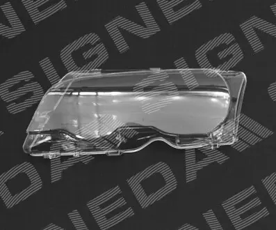 СКЛО ПЕРЕДНЬОЇ ФАРИ | BMW 3 (E46) COUPE/CABRIO, 05.99 - 03.03 Signeda SBM1166L Купити в Україні