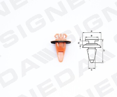 ПЛАСТМАССОВЫЕ ДЕРЖАТЕЛИ Signeda T102510