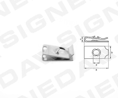 ПЛАСТМАССОВЫЕ ДЕРЖАТЕЛИ Signeda T134610