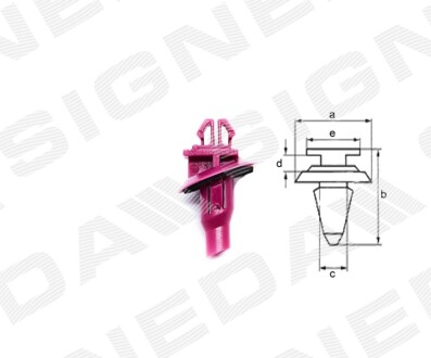 Пластмасові утримувачі Signeda T162810