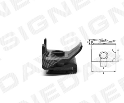 ПЛАСТМАССОВЫЕ ДЕРЖАТЕЛИ Signeda T171810