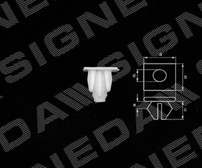 ПЛАСТМАСОВІ КРІПЛЕННЯ | PLASTIC CLIPS Signeda T207310 Купити в Україні