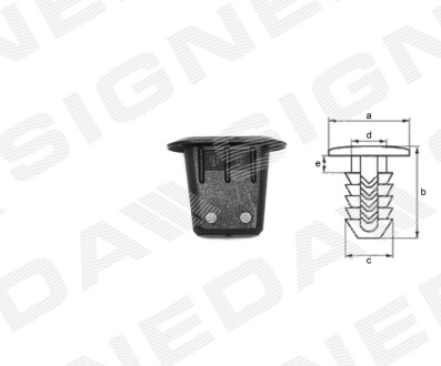 ПЛАСТМАССОВЫЕ ДЕРЖАТЕЛИ Signeda T228010 (фото 1)