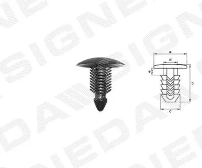 ПЛАСТМАСОВІ КРІПЛЕННЯ | CITROEN JUMPER (244), 03.02 - 07.06 Signeda T37010 Купити в Україні
