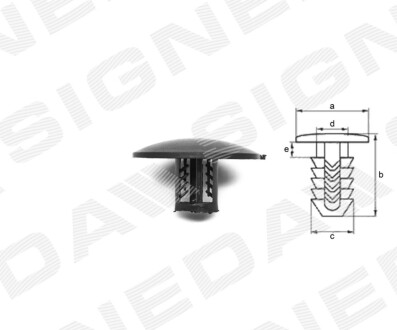 ПЛАСТМАССОВЫЕ ДЕРЖАТЕЛИ Signeda T39410