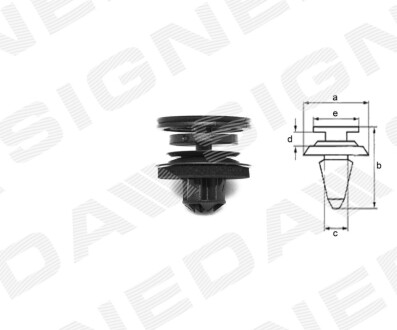 ПЛАСТМАССОВЫЕ ДЕРЖАТЕЛИ Signeda T44710