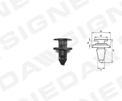 ПЛАСТМАССОВЫЕ ДЕРЖАТЕЛИ Signeda T86210 (фото 1)