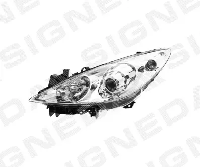 Фото ПЕРЕДНЯ ФАРА | PEUGEOT 307 (3_), 09.05 - 09.07 Signeda (ZPG1137L) зображення 1