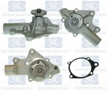 Насос охолоджуючої рідини, з ущільненням JEEP CHEROKEE, GRAND CHEROKEE I, WRANGLER I, WRANGLER II 2.5/4.0 10.84-04.07 SIL PA1223