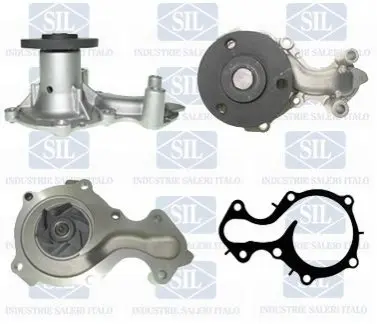 Насос охолоджуючої рідини, з ущільненням FORD B-MAX, C-MAX II, ECOSPORT, FIESTA VI, FIESTA VII, FOCUS III, GRAND C-MAX, MONDEO V, TOURNEO CONNECT V408 NADWOZIE WIELKO 1.0/1.0H/1.1 02.12 SIL PA1584