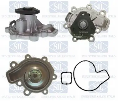 Насос охолоджуючої рідини, з ущільненням HONDA LEGEND II MAZDA 2, 3, 6, CX-3, CX-30, CX-5, CX-9 1.5-3.2 01.91 SIL PA1638