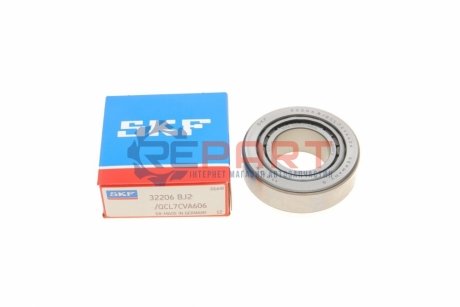 Подшипник (30x62x21.25) SKF 32206 BJ2/QCL7CVA606 (фото 1)