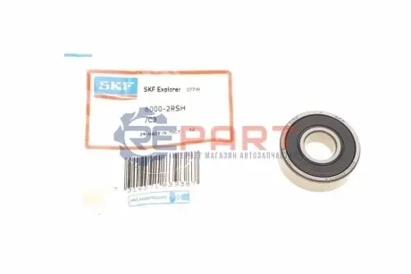 Фото 1 — Підшипник (10x26x8) SKF (6000-2RSH/C3) Фото Підшипник (10x26x8) SKF (6000-2RSH/C3) зображення 1